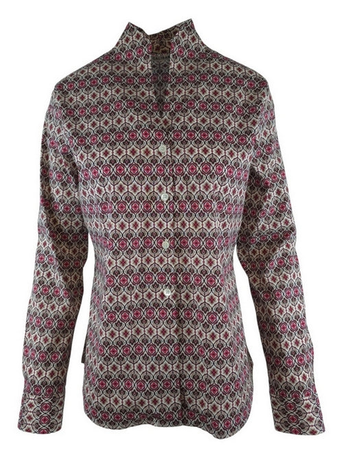 Caliban Camicie Rosa/bordeau da donna