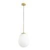 Lampadario classico Miloox DROP 1744.316.gold E27 LED metallo vetro