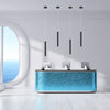 Lampadario Top light ROUND TUBE 1174 S1 GU10 LED cilindro metallo moderno