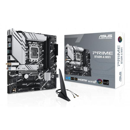 ASUS MB B760, PRIME B760M-A WIFI, LGA 1700, WIFI6, 4DDR5, 90MB1EL0-M1EAY0
