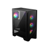 MSI MAG FORGE 120A AIRFLOW computer case Midi Tower Nero, Trasparente