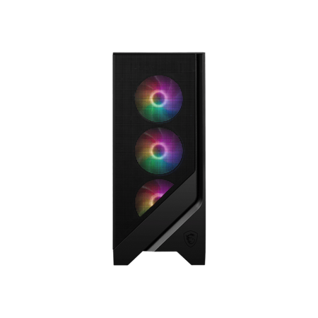 MSI MAG FORGE 120A AIRFLOW computer case Midi Tower Nero, Trasparente