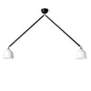 Lampadario moderno Miloox NEORETRO 1744 217 E27 LED metallo vetro