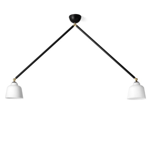 Lampadario moderno Miloox NEORETRO 1744 217 E27 LED metallo vetro