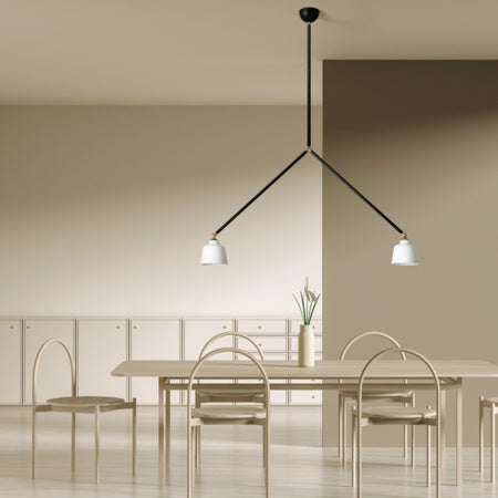 Lampadario moderno Miloox NEORETRO 1744 217 E27 LED metallo vetro