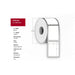 Capture CA-3007207 etichetta per stampante (Label 25 x 76mm, Core 25mm, - Direct Thermal, Coated, - Permanent, Perforated, 930 labels per roll, 12 rolls per box - Warranty: 12M)