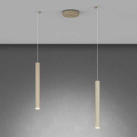 Lampadario Top light ROUND TUBE 1174 S2 GU10 LED cilindro metallo moderno