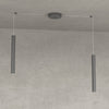 Lampadario Top light ROUND TUBE 1174 S2 GU10 LED cilindro metallo moderno