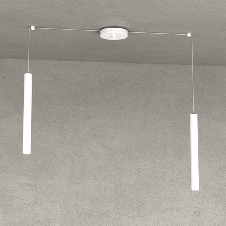 Lampadario Top light ROUND TUBE 1174 S2 GU10 LED cilindro metallo moderno