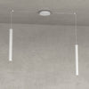 Lampadario Top light ROUND TUBE 1174 S2 GU10 LED cilindro metallo moderno