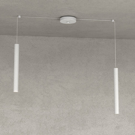 Lampadario Top light ROUND TUBE 1174 S2 GU10 LED cilindro metallo moderno