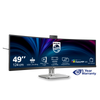 PHILIPS MONITOR CURVO 49 LED VA 32:9 4K UHD 4MS 450 CDM, REG ALTEZZA, USB-C DOCK, WEBCAM, DP/HDMI