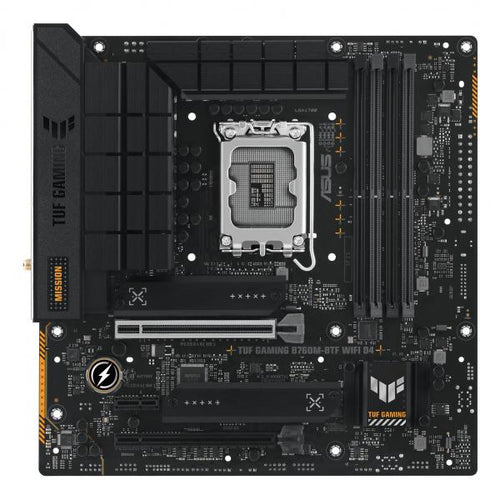 ASUS MB B760, TUF GAMING B760M-BTF WIFI D4, LGA 1700, DDR4, MATX, 90MB1E50-M0EAY0, HYDDEN CONNECTOR
