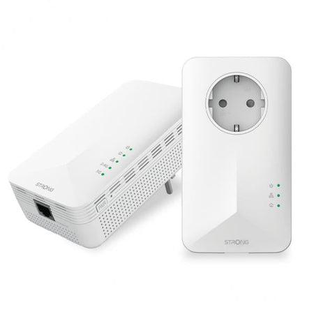 Kit Powerline Wi-Fi 1000 UE V2 1x Adattatore Powerline Wi-Fi 1000 + 1x Adattatore Powerline 1000 Bianco 2 pz