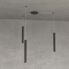 Lampadario Top light ROUND TUBE 1174 S3 GU10 LED cilindro metallo moderno