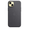 Apple Custodia MagSafe in tessuto Finewoven per iPhone 15 Plus - Nero (Apple - bagsidecover til mobiltelefon)