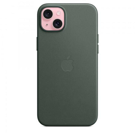 Apple Custodia MagSafe in tessuto Finewoven per iPhone 15 Plus - Sempreverde (Apple - bagsidecover til mobiltelefon)