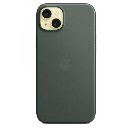 Apple Custodia MagSafe in tessuto Finewoven per iPhone 15 Plus - Sempreverde (Apple - bagsidecover til mobiltelefon)