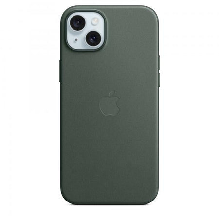 Apple Custodia MagSafe in tessuto Finewoven per iPhone 15 Plus - Sempreverde (Apple - bagsidecover til mobiltelefon)
