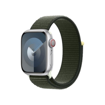 Apple MT573ZM/A accessorio indossabile intelligente Band Nylon, Poliestere riciclato, Spandex (APPLE WATCH 41 CYPRESS SL)