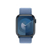 Apple MT583ZM/A accessorio indossabile intelligente Band Blu Nylon, Poliestere riciclato, Spandex (APPLE WATCH 41 WINTER BLUE SL)