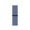 Apple MT583ZM/A accessorio indossabile intelligente Band Blu Nylon, Poliestere riciclato, Spandex (APPLE WATCH 41 WINTER BLUE SL)