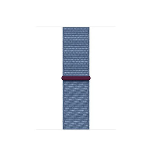 Apple MT583ZM/A accessorio indossabile intelligente Band Blu Nylon, Poliestere riciclato, Spandex (APPLE WATCH 41 WINTER BLUE SL)