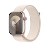 Apple MT5E3ZM/A accessorio indossabile intelligente Band Nylon, Poliestere riciclato, Spandex (APPLE WATCH 45 STARLIGHT SL)