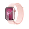Apple MT5F3ZM/A accessorio indossabile intelligente Band Rosa Nylon, Poliestere riciclato, Spandex (APPLE WATCH 45 LIGHT PINK SL)