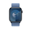 Apple MT5H3ZM/A accessorio indossabile intelligente Band Blu Nylon, Poliestere riciclato, Spandex (APPLE WATCH 45 WINTER BLUE SL)