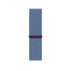 Apple MT5H3ZM/A accessorio indossabile intelligente Band Blu Nylon, Poliestere riciclato, Spandex (APPLE WATCH 45 WINTER BLUE SL)