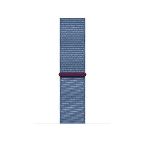 Apple MT5H3ZM/A accessorio indossabile intelligente Band Blu Nylon, Poliestere riciclato, Spandex (APPLE WATCH 45 WINTER BLUE SL)