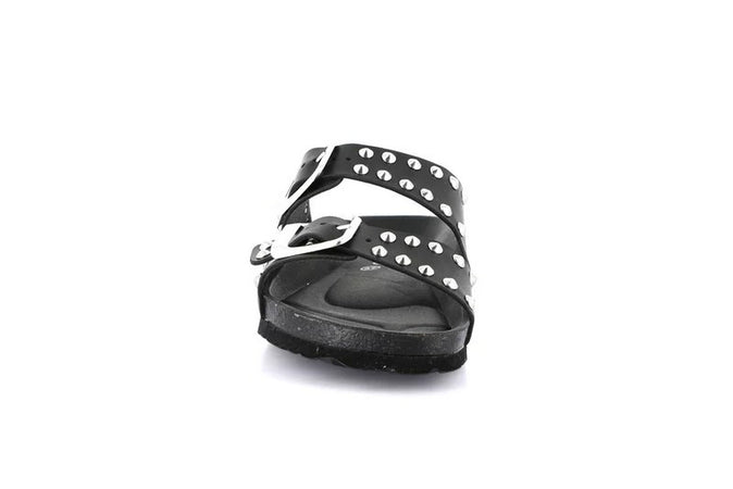 Grunland ciabatta Sara con borchie nero CB0737