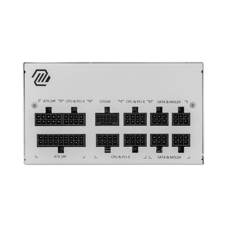 MSI ALIMENTATORE MAG A850GL PCIE5, EU, 850W, FULLY-MODULAR, 80 PLUS GOLD WHITE