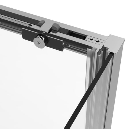 Porta doccia scorrevole trasparente SOFT CLOSE H195cm 6mm TWENTY