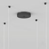 Lampadario Top light ROUND TUBE 1174 S4 GU10 LED cilindro metallo moderno