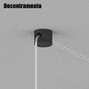 Lampadario Top light ROUND TUBE 1174 S4 GU10 LED cilindro metallo moderno