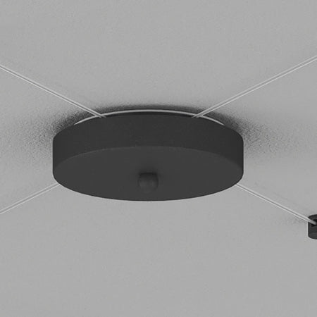 Lampadario Top light ROUND TUBE 1174 S4 GU10 LED cilindro metallo moderno