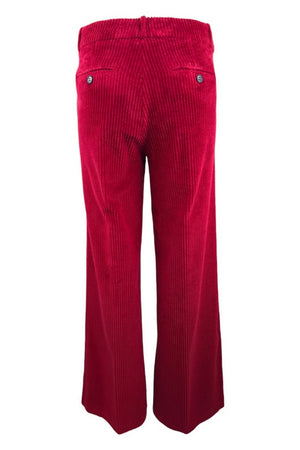 Kiltie Pantaloni Rosso da donna