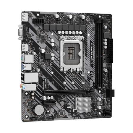 ASRock H610M-HDV/M.2 - 2.0 - scheda madre - micro ATX - socket LGA1700 - chipset H610 - USB 3.2 Gen 1 - Gigabit LAN - grafica integrata (CPU richiesta)