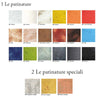 Applique classico Toscot MONTECRISTO 1104 GU10 LED biemissione maiolica toscana terracotta