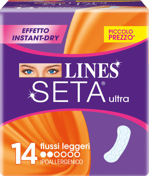 Seta ultra flussi leggeri 14pz
