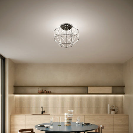 Plafoniera moderna Urban EUCLIDE PL nero 3000 LED metallo