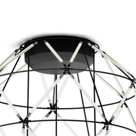 Plafoniera moderna Urban EUCLIDE PL nero 3000 LED metallo