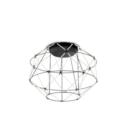 Plafoniera moderna Urban EUCLIDE PL nero 3000 LED metallo