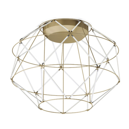 Plafoniera classica Urban EUCLIDE PL oro 3000 LED metallo