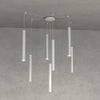 Lampadario Top light ROUND TUBE 1174 S7 GU10 LED cilindro metallo classico moderno