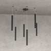 Lampadario Top light ROUND TUBE 1174 S6 GU10 LED cilindro metallo classico moderno