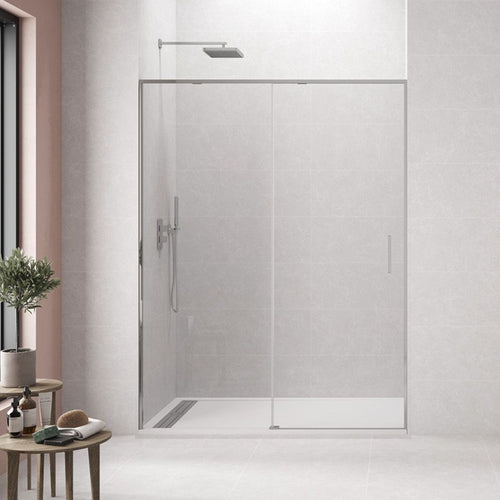 Porta doccia scorrevole trasparente SOFT CLOSE H195cm 6mm TWENTY