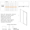 Porta doccia scorrevole trasparente H195 8mm anticalcare EUCLIDE